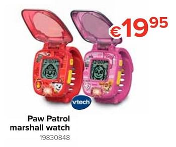 Promoties Paw patrol marshall watch - Vtech - Geldig van 21/10/2019 tot 06/12/2019 bij Euro Shop