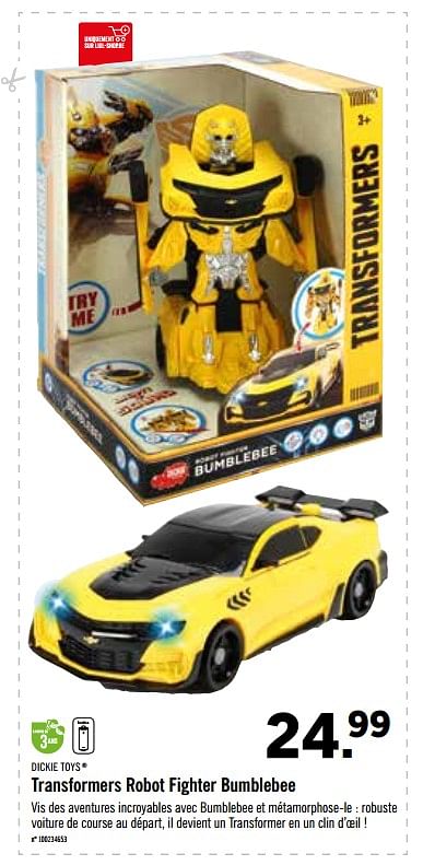 Dickie transformers m5 robot 2024 fighter bumblebee