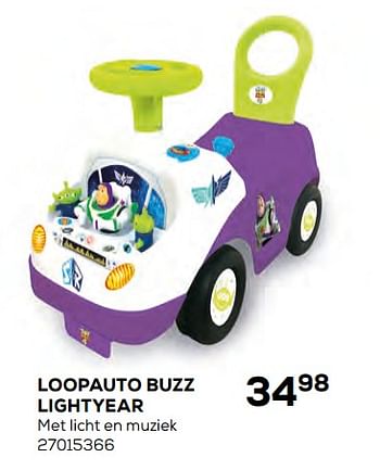 Promoties Loopauto buzz lightyear - Huismerk - Supra Bazar - Geldig van 17/10/2019 tot 12/12/2019 bij Supra Bazar