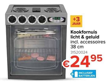 Promoties Kookfornuis licht + geluid - Huismerk - Euroshop - Geldig van 21/10/2019 tot 06/12/2019 bij Euro Shop