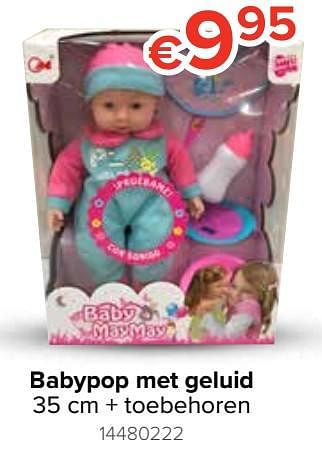Promotions Babypop met geluid - Baby MayMay - Valide de 21/10/2019 à 06/12/2019 chez Euro Shop