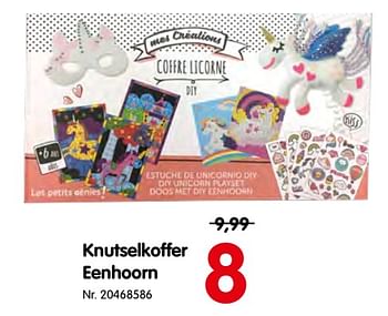 Promoties Knutselkoffer eenhoorn - Huismerk - Fun - Geldig van 09/10/2019 tot 01/12/2019 bij Fun