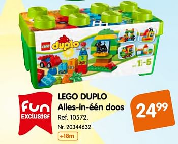 Promoties Lego duplo alles-in-één doos - Lego - Geldig van 09/10/2019 tot 01/12/2019 bij Fun