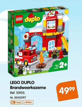 Promoties Lego duplo brandweerkazerne - Lego - Geldig van 09/10/2019 tot 01/12/2019 bij Fun