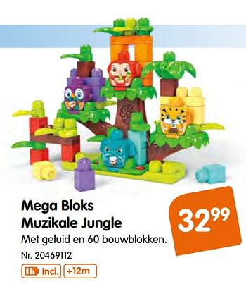 Promoties Mega bloks muzikale jungle - Mega Bloks - Geldig van 09/10/2019 tot 01/12/2019 bij Fun