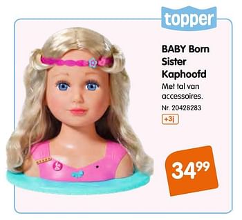 Promotions Baby born sister kaphoofd - Baby Born - Valide de 09/10/2019 à 01/12/2019 chez Fun