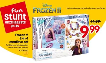Promotions Frozen 2 2-in-1 creatieve set - Disney  Frozen - Valide de 09/10/2019 à 01/12/2019 chez Fun