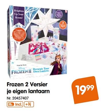 Promoties Frozen 2 versier je eigen lantaarn - Disney  Frozen - Geldig van 09/10/2019 tot 01/12/2019 bij Fun