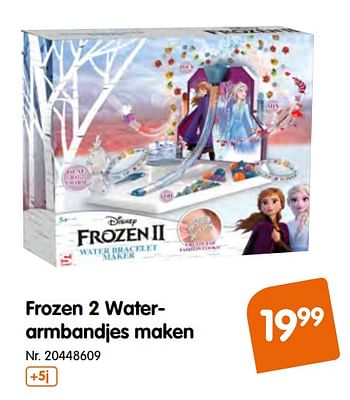 Promoties Frozen 2 waterarmbandjes maken - Disney  Frozen - Geldig van 09/10/2019 tot 01/12/2019 bij Fun