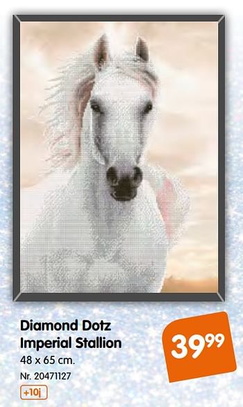 Promoties Diamond dotz imperial stallion - Diamond Dotz - Geldig van 09/10/2019 tot 01/12/2019 bij Fun