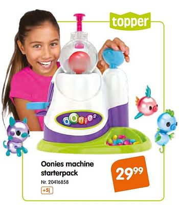 Promoties Oonies machine starterpack - Oonies - Geldig van 09/10/2019 tot 01/12/2019 bij Fun