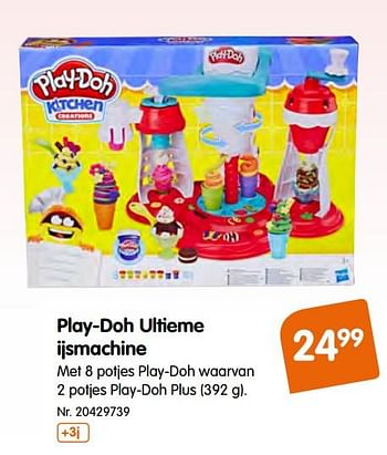 Promoties Play-doh ultieme ijsmachine - Play-Doh - Geldig van 09/10/2019 tot 01/12/2019 bij Fun