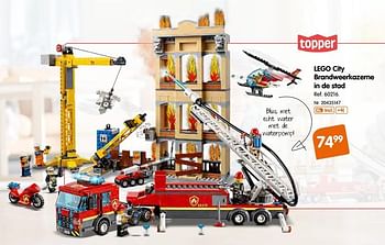 Promoties Lego city brandweerkazerne in de stad - Lego - Geldig van 09/10/2019 tot 01/12/2019 bij Fun
