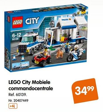 Promoties Lego city mobiele commandocentrale - Lego - Geldig van 09/10/2019 tot 01/12/2019 bij Fun