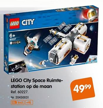 Promoties Lego city space ruimtestation op de maan - Lego - Geldig van 09/10/2019 tot 01/12/2019 bij Fun