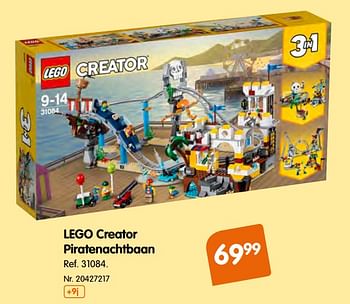 Promoties Lego creator piratenachtbaan - Lego - Geldig van 09/10/2019 tot 01/12/2019 bij Fun