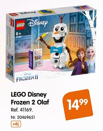 Promoties Lego disney frozen 2 olaf - Lego - Geldig van 09/10/2019 tot 01/12/2019 bij Fun