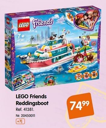 Promoties Lego friends reddingsboot - Lego - Geldig van 09/10/2019 tot 01/12/2019 bij Fun