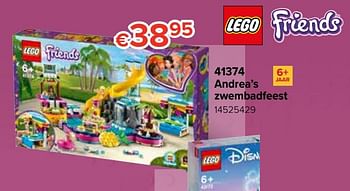 Promoties 41374 andrea`s zwembadfeest - Lego - Geldig van 21/10/2019 tot 06/12/2019 bij Euro Shop