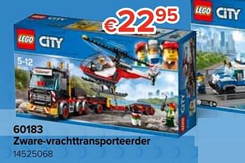 Promoties 60183 zware-vrachttransporteerder - Lego - Geldig van 21/10/2019 tot 06/12/2019 bij Euro Shop