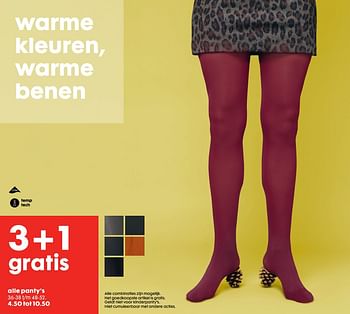 Promoties Panty`s - Huismerk - Hema - Geldig van 16/10/2019 tot 05/11/2019 bij Hema