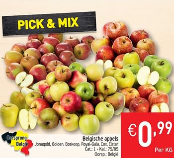 Promoties Belgische appels - Huismerk - Intermarche - Geldig van 22/10/2019 tot 27/10/2019 bij Intermarche