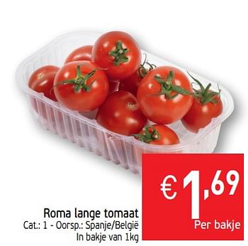Promoties Roma lange tomaat - Roma - Geldig van 22/10/2019 tot 27/10/2019 bij Intermarche