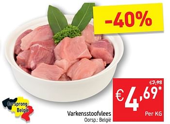 Promoties Varkensstoofvlees - Huismerk - Intermarche - Geldig van 22/10/2019 tot 27/10/2019 bij Intermarche