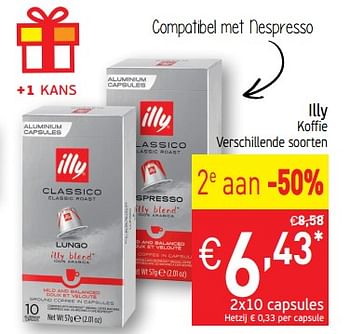 Promoties Illy koffie - Illy - Geldig van 22/10/2019 tot 27/10/2019 bij Intermarche