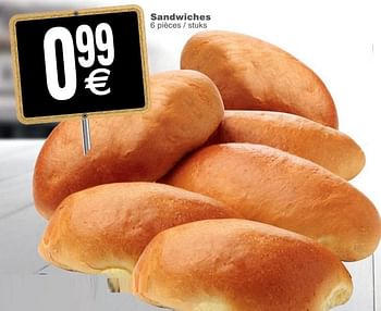 Promoties Sandwiches - Huismerk - Cora - Geldig van 22/10/2019 tot 28/10/2019 bij Cora