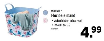 Promoties Flexibele mand - Miomare - Geldig van 28/10/2019 tot 02/11/2019 bij Lidl