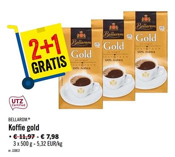 Promoties Koffie gold - Bellarom - Geldig van 28/10/2019 tot 02/11/2019 bij Lidl