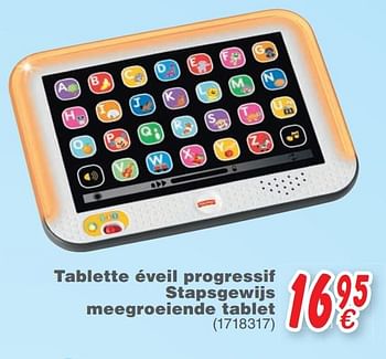Promoties Tablette éveil progressif stapsgewijs meegroeiende tablet - Fisher-Price - Geldig van 22/10/2019 tot 07/12/2019 bij Cora