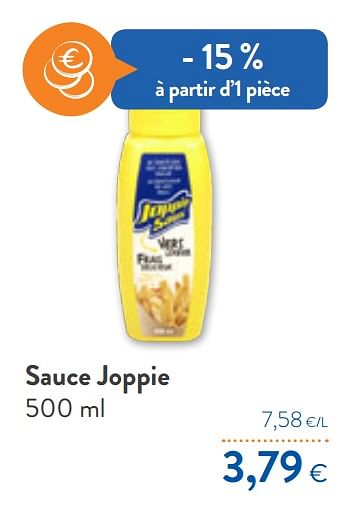 Promotions Sauce joppie - Joppiesaus - Valide de 23/10/2019 à 05/11/2019 chez OKay