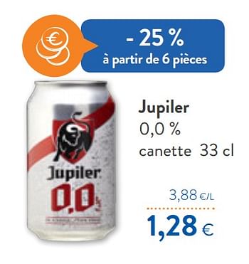 Promotions Jupiler 0,0 % - Jupiler - Valide de 23/10/2019 à 05/11/2019 chez OKay