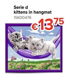 Promoties Serie d kittens in hangmat - Ravensburger - Geldig van 21/10/2019 tot 06/12/2019 bij Euro Shop