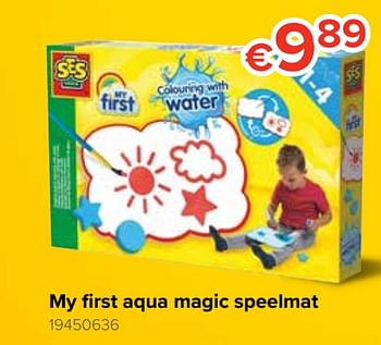 Promoties My first aqua magic speelmat - SES - Geldig van 21/10/2019 tot 06/12/2019 bij Euro Shop
