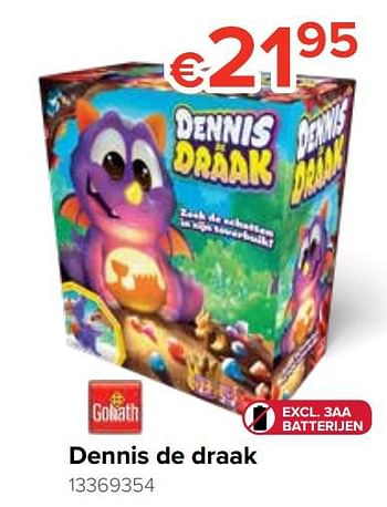Promoties Dennis de draak - Goliath - Geldig van 21/10/2019 tot 06/12/2019 bij Euro Shop