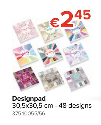 Promoties Designpad - Huismerk - Euroshop - Geldig van 21/10/2019 tot 06/12/2019 bij Euro Shop