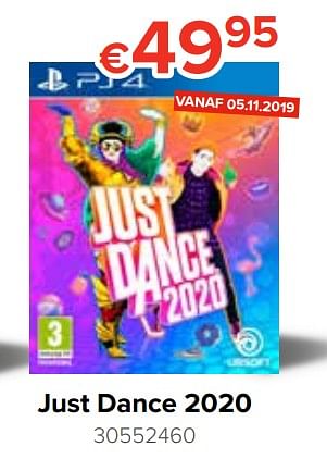 Promotions Just dance 2020 - Ubisoft - Valide de 21/10/2019 à 06/12/2019 chez Euro Shop