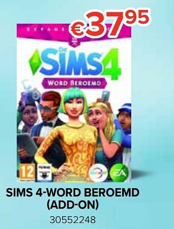 Promoties Sims 4-word beroemd - Electronic Arts - Geldig van 21/10/2019 tot 06/12/2019 bij Euro Shop