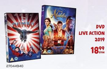 Promoties Dvd live action 2019 dumbo - Disney - Geldig van 17/10/2019 tot 12/12/2019 bij Supra Bazar