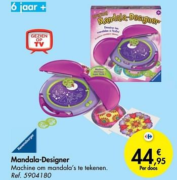 Promoties Mandaladesigner - Ravensburger - Geldig van 23/10/2019 tot 06/12/2019 bij Carrefour