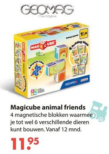 Promoties Magicube animal friends - Geomag Kids - Geldig van 28/10/2019 tot 06/12/2019 bij Europoint