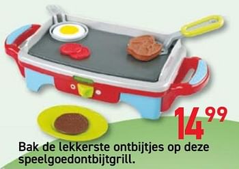 Promoties Bak de lekkerste ontbijtjes op deze speelgoedontbijtgrill. - Play-Go - Geldig van 15/10/2019 tot 30/11/2019 bij Deproost