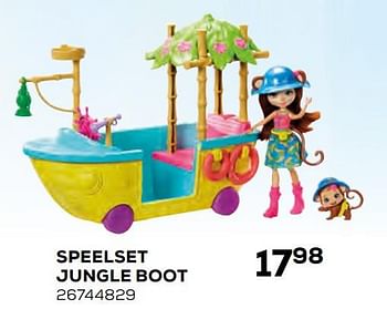 Promoties Speelset jungle boot - Enchantimals  - Geldig van 17/10/2019 tot 12/12/2019 bij Supra Bazar