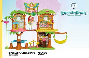 Promoties Speelset jungle cafe - Enchantimals  - Geldig van 17/10/2019 tot 12/12/2019 bij Supra Bazar