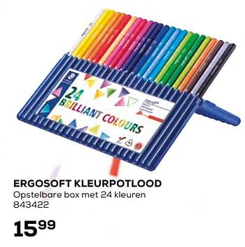 Promoties Ergosoft kleurpotlood - Staedtler - Geldig van 17/10/2019 tot 12/12/2019 bij Supra Bazar