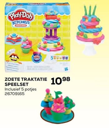 Promoties Zoete traktatie speelset - Play-Doh - Geldig van 17/10/2019 tot 12/12/2019 bij Supra Bazar