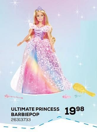 Promoties Ultimate princess barbiepop - Huismerk - Supra Bazar - Geldig van 17/10/2019 tot 12/12/2019 bij Supra Bazar